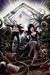 Image: Elvira Meets HP Lovecraft #4 (cover H incentive 1:20 - Baal virgin) - Dynamite