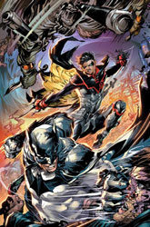 Image: Batman and Robin #9 (variant cardstock cover - Howard Porter) - DC Comics