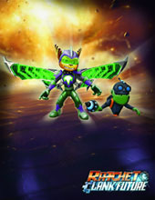 Image: Ratchet & Clank Series 1 Action Figure: Armored Ratchet With Zurkon 