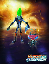 Image: Ratchet & Clank Series 1 Action Figure: Dr. Nefarious With Zoni 