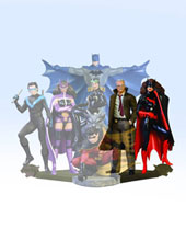 Image: Batman Family Multi-Part Statue Part 3: Commissioner Gordon & Batwoman 