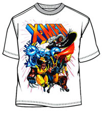 Image: X-Men: Deluxe White T-Shirt  (L)