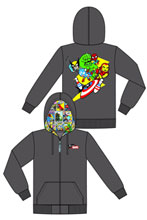 Image: Tokidoki X Marvel: Marvel Heroes Zip-Up Hoodie  (L)