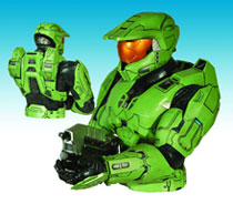 Image: Halo Spartan Mark VI Bust Bank  (green)