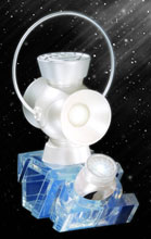 Image: Blackest Night White Lantern 1:4 Scale Power Battery & Ring Prop Set 