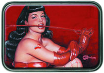 Image: Bettie Page: Red Devil Belt Buckle 