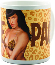 Image: Bettie Page Mug: Leopard  (11 oz.)