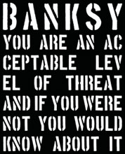 Image: Banksy: You are an Acceptable Level of Threat HC 