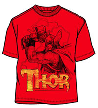 Image: Thor: All Thor T-Shirt Red  (XXL)