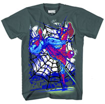 Image: Spider-Man: Hand Stand T-Shirt Light Blue  (XXL)