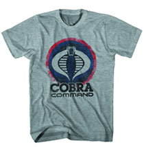 Image: G.I. Joe: Command Logo T-Shirt Heather  (L)