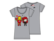 Image: Marvel x Tokidoki: Black Widow Juniors T-Shirt  (XL)