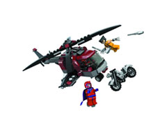Image: Lego Marvel Set: Wolverine Chopper Showdown 