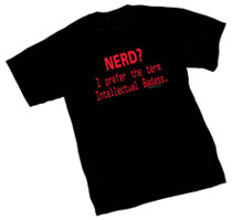 Image: Intellectual Bad Ass T-Shirt Black  (L)