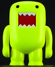 Image: Domo 4-inch Vinyl Figure: Black Light Yellow 