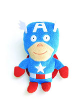 Image: Marvel Footzeez Plush: Captain America 