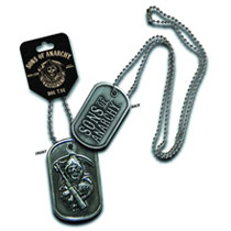 Image: Sons of Anarchy: Reaper Dog Tag Necklace 