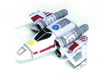 Image: Star Wars Super Deformed Plush: X-Wing Fighter 