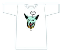 Image: Saga Lying Cat T-Shirt White  (XXL)