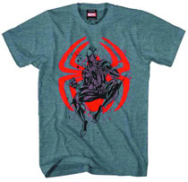 Image: Spider-Man: Nobody Ever T-Shirt Midnight Heather  (S)