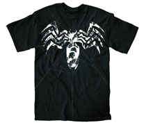Image: Venom: Logo Paint T-Shirt Black  (M)