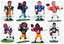 Image: TMP NFL Small Pros Mini-Figure Series 1 Blind Mystery Box Display 