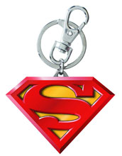 Image: Superman Logo Laser Cut Keyring 
