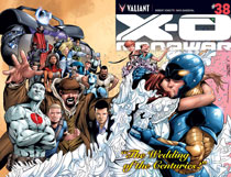 Image: X-O Manowar #38 (cover A - Wraparound Sandoval) - Valiant Entertainment LLC