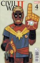 Image: Civil War II #4 (variant cover - Noto Character) - Marvel Comics