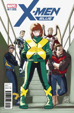 Image: X-Men Blue #7 (variant cover - Lopez) - Marvel Comics