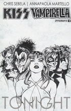 Image: Kiss / Vampirella #2 (1:10 b&w incentive cover - Ihde) - Dynamite