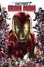 Image: Tony Stark: Iron Man #15 (variant 80th Anniversary Frame cover - Cheung) - Marvel Comics