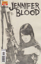 Image: Garth Ennis' Jennifer Blood #11 (10-copy Bradstreet B&W incentive cover) (v10)