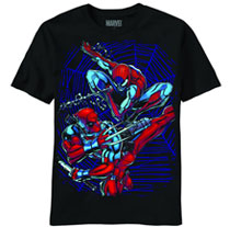 Image: Deadpool & Spider-Man: Dual Danger PX T-Shirt Black  (M)
