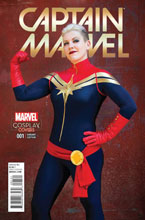 Image: Captain Marvel #1 (Cosplay variant cover - 00121) - Marvel Comics