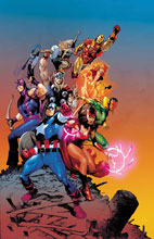 Image: Invincible Iron Man #596 (Legacy) (variant Avengers cover - Stevens) - Marvel Comics