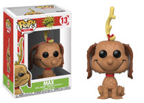 Image: Pop! Grinch That Stole X-Mas Vinyl Figure: Max the Dog  - Funko