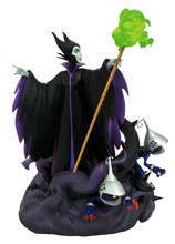 Image: Disney Kingdom Hearts III PVC Diroama: Maleficent wtih Heartless  - Diamond Select Toys LLC