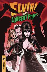 Image: Elvira Meets Vincent Price #5 (cover B - Samu) - Dynamite