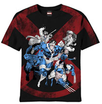 Image: X-Men: 6 Exes PX T-Shirt Black  (XL)
