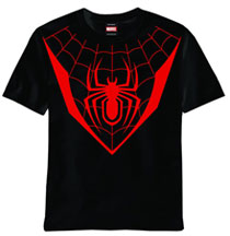 Image: Spider-Man: Fallout 4 PX T-Shirt Black  (XL)