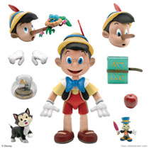 Image: Disney Super7 Action Figure: Pinocchio  - Super 7