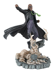 Image: The Matrix Gallery Deluxe PVC Statue: Morpheus  - Diamond Select Toys LLC