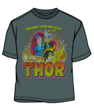 Image: Thor: Blaze of Glory Charcoal PX T-Shirt  (M)