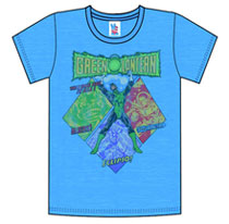 Image: Green Lantern: This One Cool Blue T-Shirt  (L)