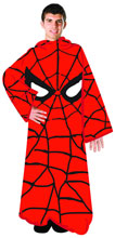 Image: Spider-Man Eyes Adult Throw Blanket  (w/sleeves)