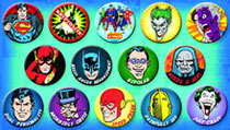 Image: DC Comics Superheroes Have Issues 84-Piece Button Assortment 