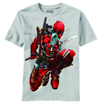 Image: Deadpool: Brace Yourself PX T-Shirt silver  (L)