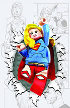 Image: Supergirl #36 (variant cover - Lego) - DC Comics