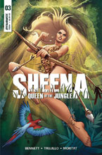 Image: Sheena Queen of the Jungle #3 (cover A - Moritat) - Dynamite